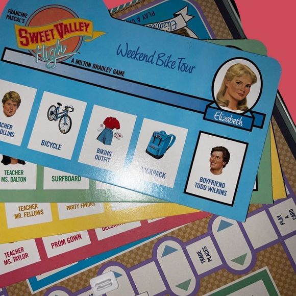 🎁 Vintage 1988 Sweet Valley High Board Game Milton Bradley USA Complete - Picture 4 of 6
